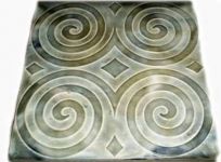Формы пласт. для плитки "Спирали"